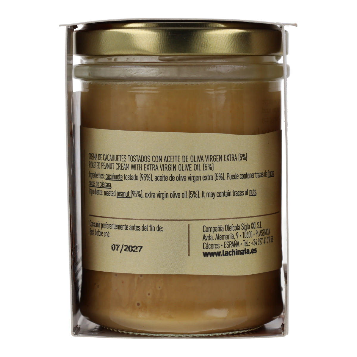 Crema de Cacahuete con Aove  La Chinata 180 g