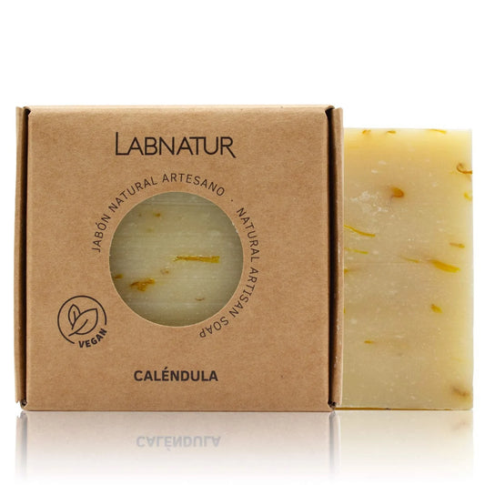 Jabón Natural Artesano de Caléndula Labnatur 100 g | Calma y Protege | Piel Sensible | Vegano_0