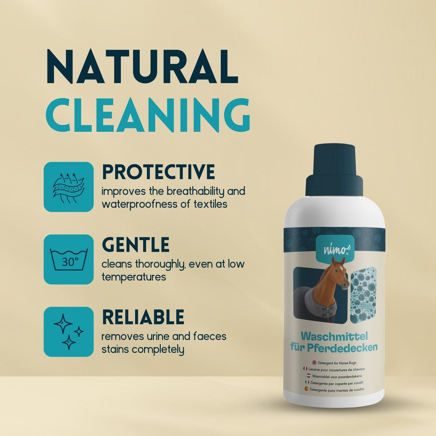 Detergente Para Mantas De Caballo - Nimo - 500 Ml_4