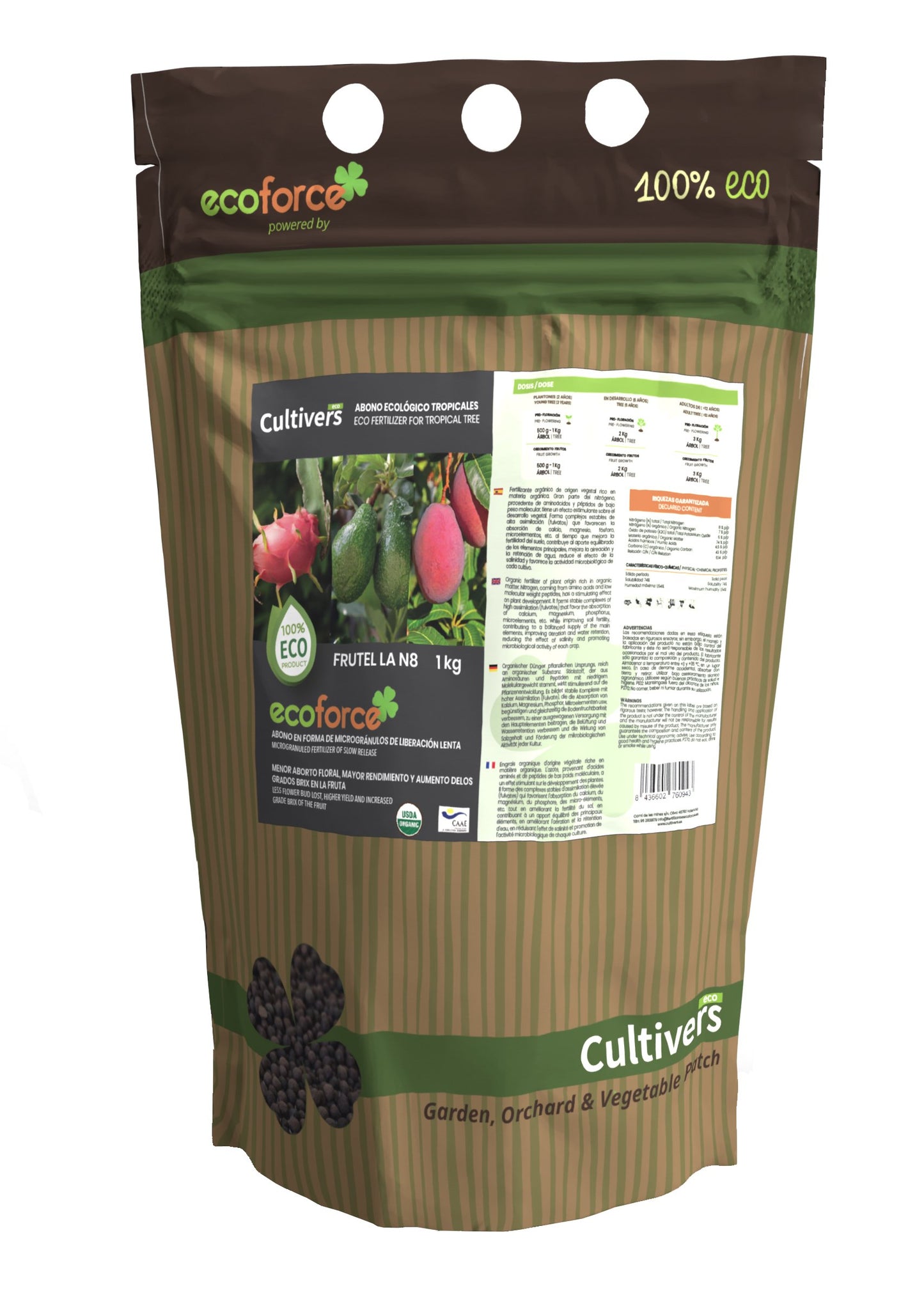 Abono Tropicales Ecológico Cultivers 1 Kg_0