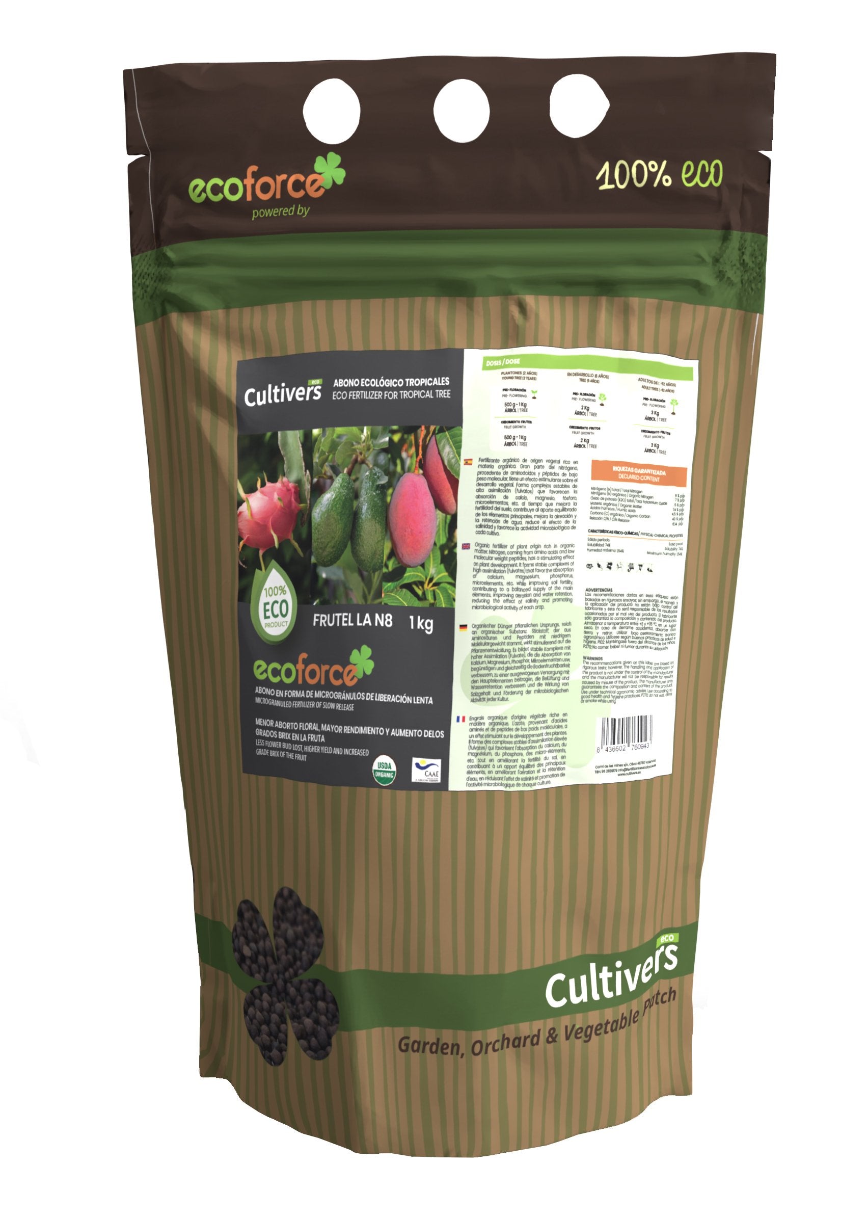 Abono Tropicales Ecológico Cultivers 1 Kg_0