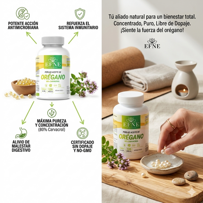 Aceite De Orégano Premium 80% Carvacrol (120 Perlas) - Efne_1