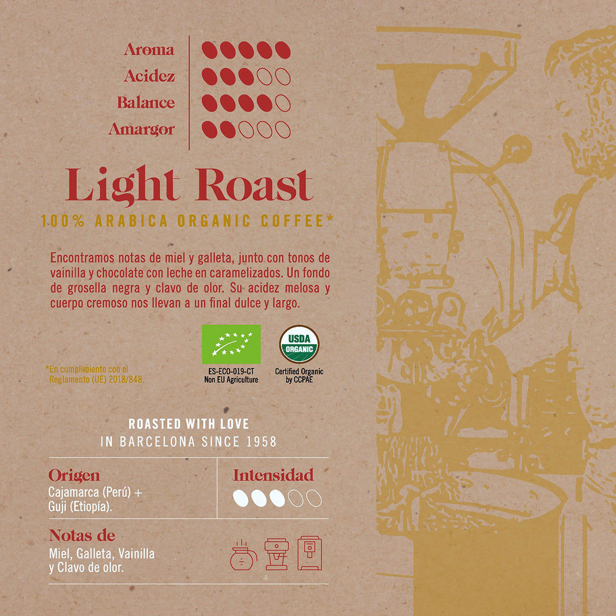 Café grano Atelier Light Roast Novell 500 g