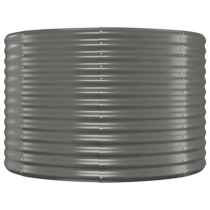 Jardinera Arriate Acero Galvanizado Gris 175x100x68 Cm_3