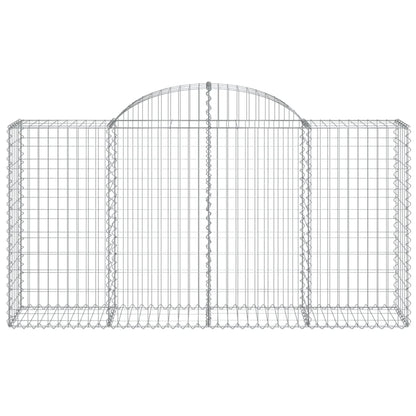 Cestas De Gaviones 15 Uds Forma De Arco Hierro 200x50x100/120cm_3