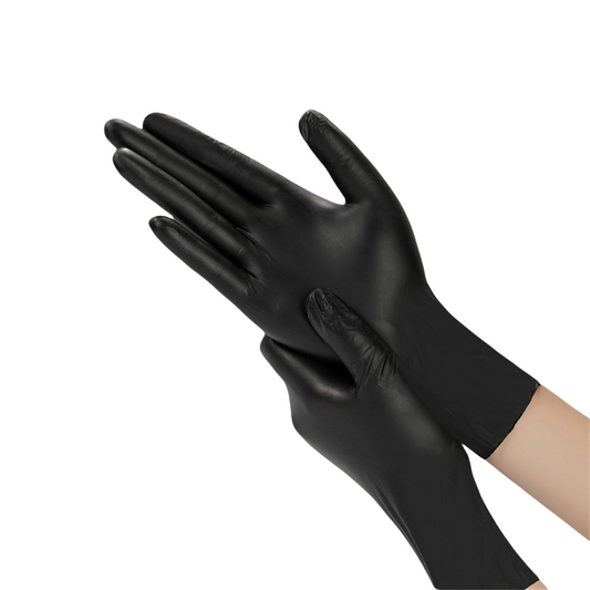 Guantes De Nitrilo Talla Xl, Negros, 100 Unidades/caja, Desechables, Sin Polvo Ni Látex, Negros, De Cocina, De Cocina_0