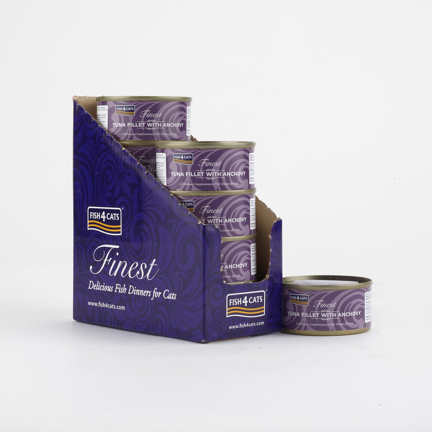 Fish4cats Filete Para Gato – Atún Con Anchoas 70 G (pack De 10)_0