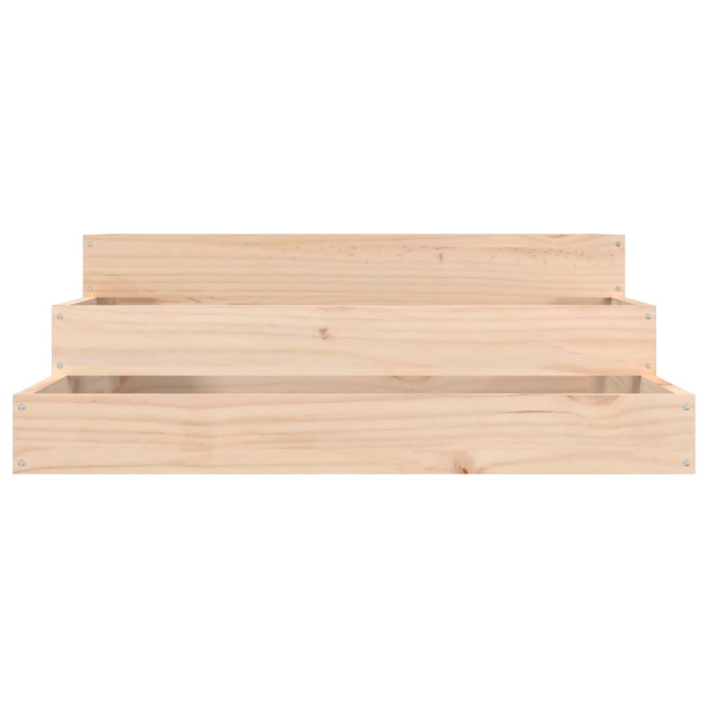Jardinera De Madera Maciza De Pino 78x78x27 Cm_3