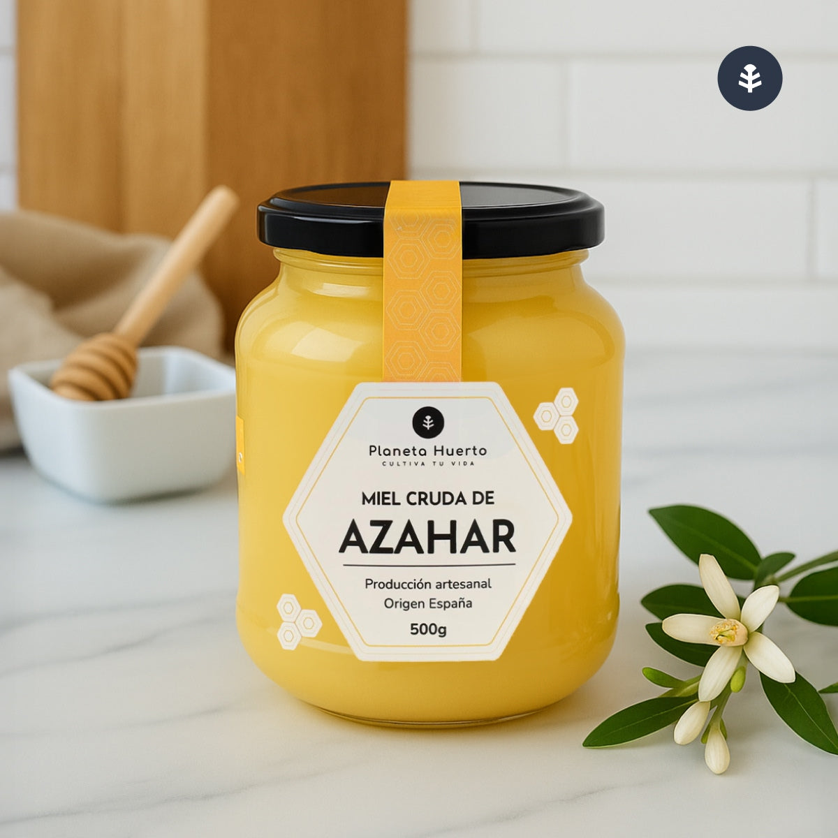 Miel Cruda de Azahar Planeta Huerto 1 Kg