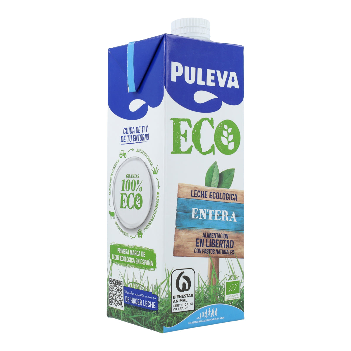 Leche Entera ecológica Puleva, 1 L