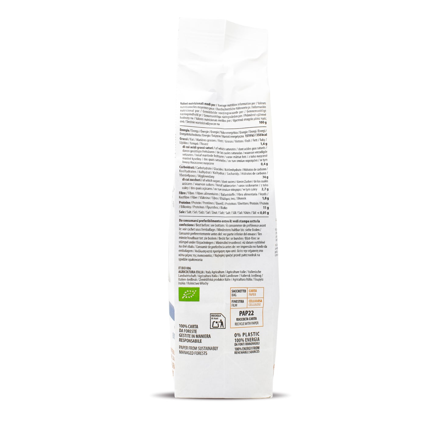 Penne rigate de espelta bio Girolomoni 500g