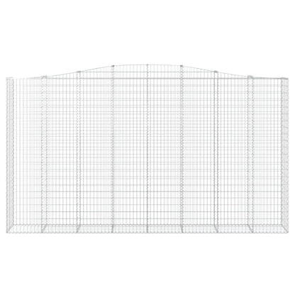 Cestas De Gaviones 9 Uds Forma De Arco Hierro 400x50x220/240 Cm_3
