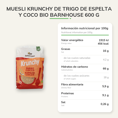 Información nutricional