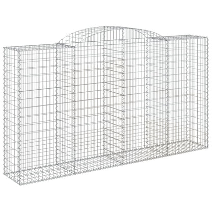 Cestas Gaviones 13 Uds Forma De Arco Hierro 300x50x160/180 Cm_2