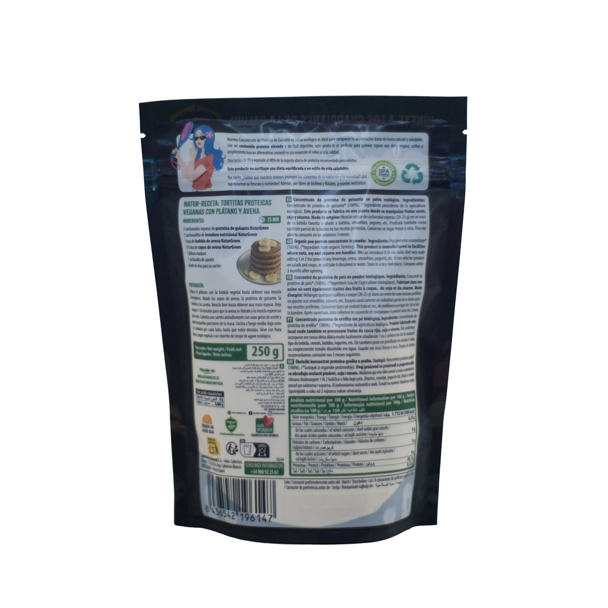 Proteína de Guisante Naturgreen  250 g