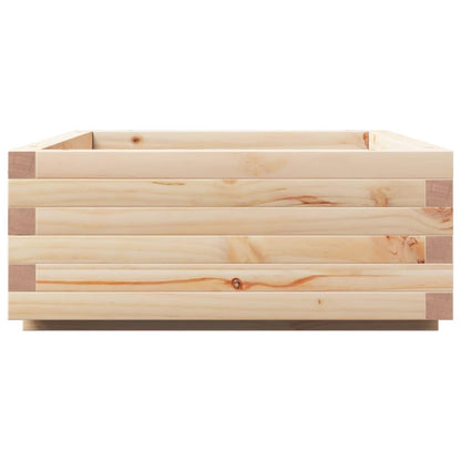 Jardinera De Madera Maciza De Pino 90x60x26,5 Cm_5