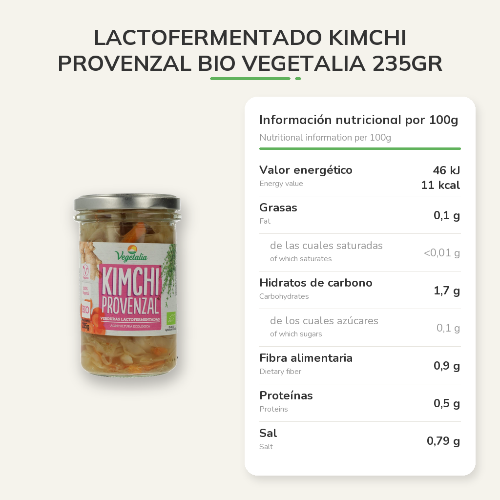 Información nutricional