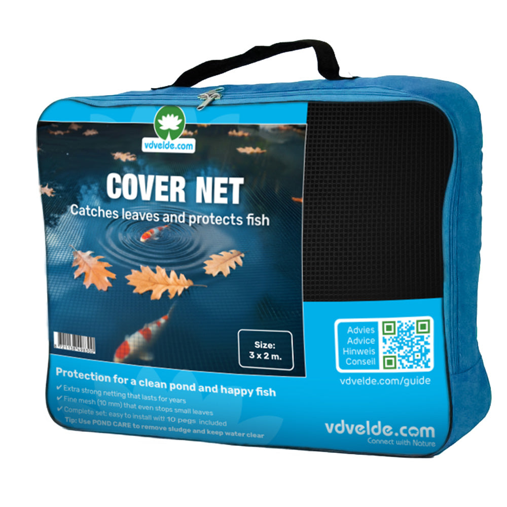 Cover Net Red Estanque 4x3m - Malla 10mm - Negro/verde - Con Estacas_2