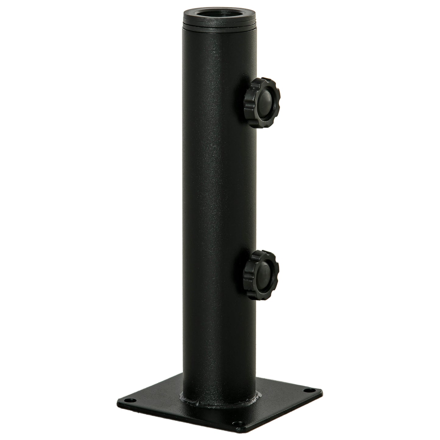 Outsunny Soporte Parasol 34/38/48 Mm Para Suelo Cemento Con 2 Botones De Bloqueo_0
