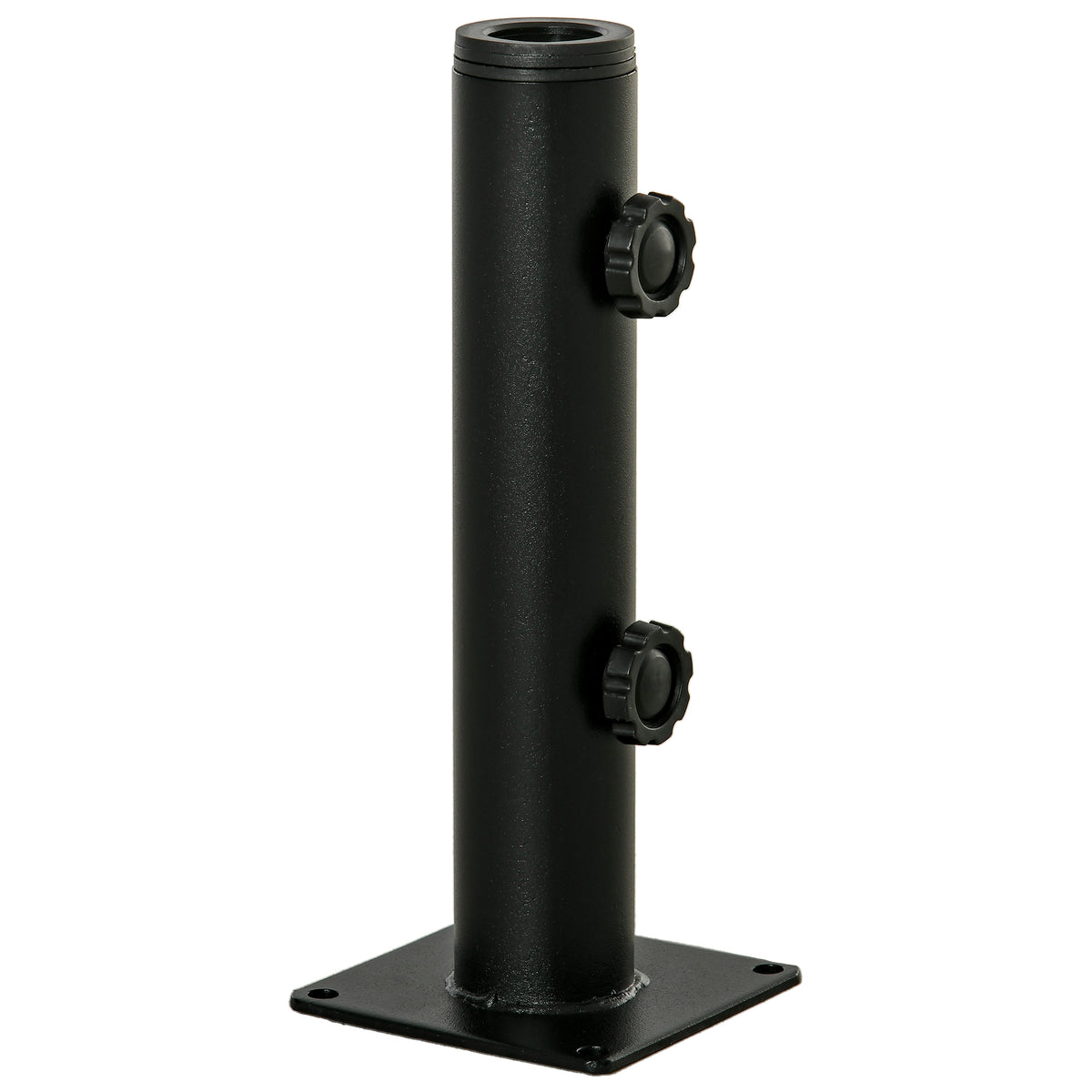 Outsunny Soporte Parasol 34/38/48 Mm Para Suelo Cemento Con 2 Botones De Bloqueo_0