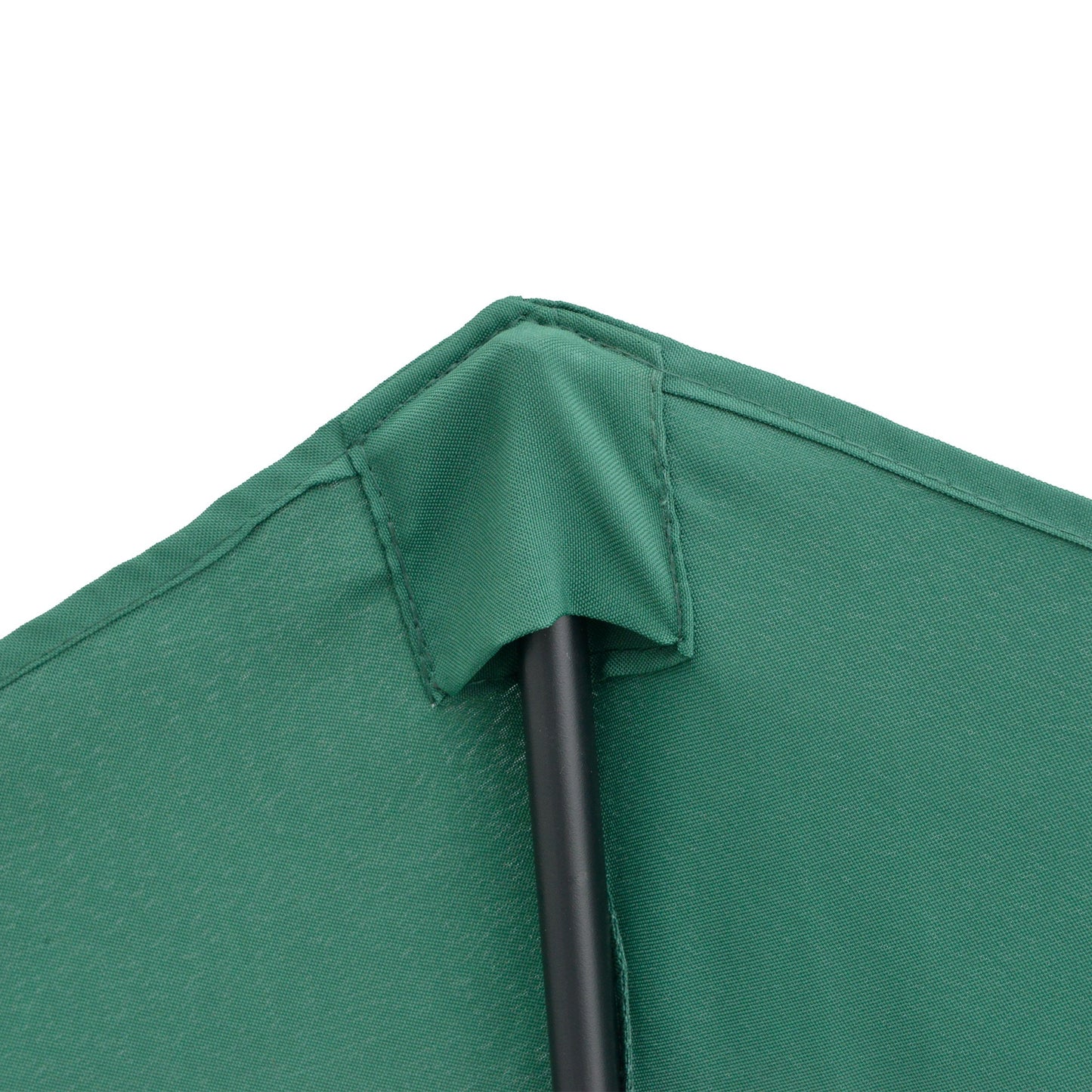 Outsunny Sombrilla Parasol Jardín Con Manivela Semicircular Exterior 269x138x236_3