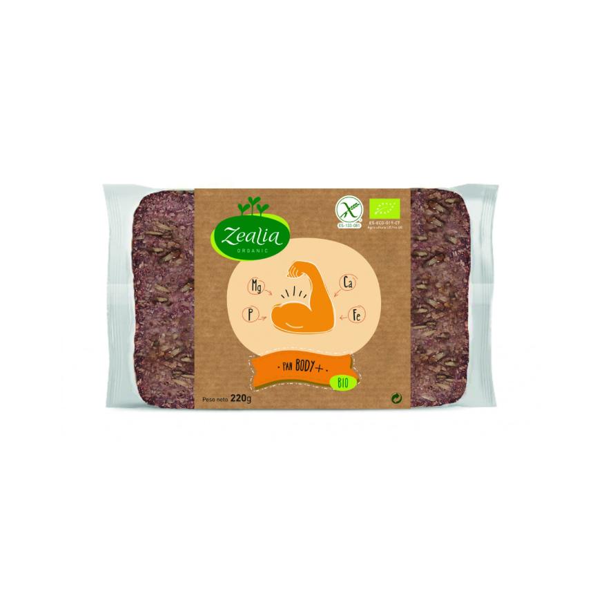 Pan Proteico Body+ BIO Sin Gluten Zealia 220 g