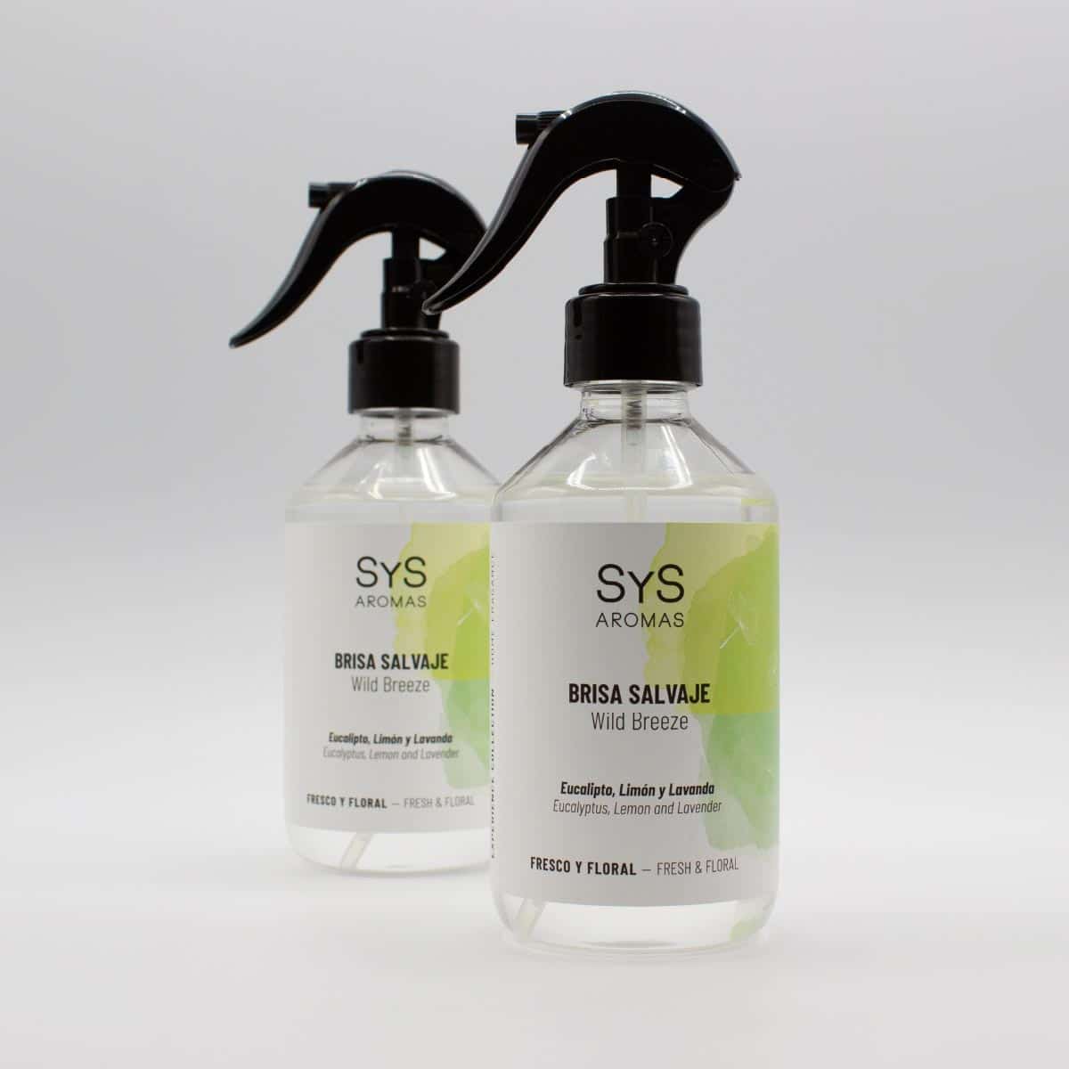 Ambientador Pulverizador Brisa Salvaje Experience SYS Aromas 300 ml | Eucalipto, Limón y Lavanda | Refrescante_2