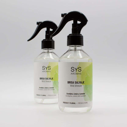 Ambientador Pulverizador Brisa Salvaje Experience SYS Aromas 300 ml | Eucalipto, Limón y Lavanda | Refrescante_2