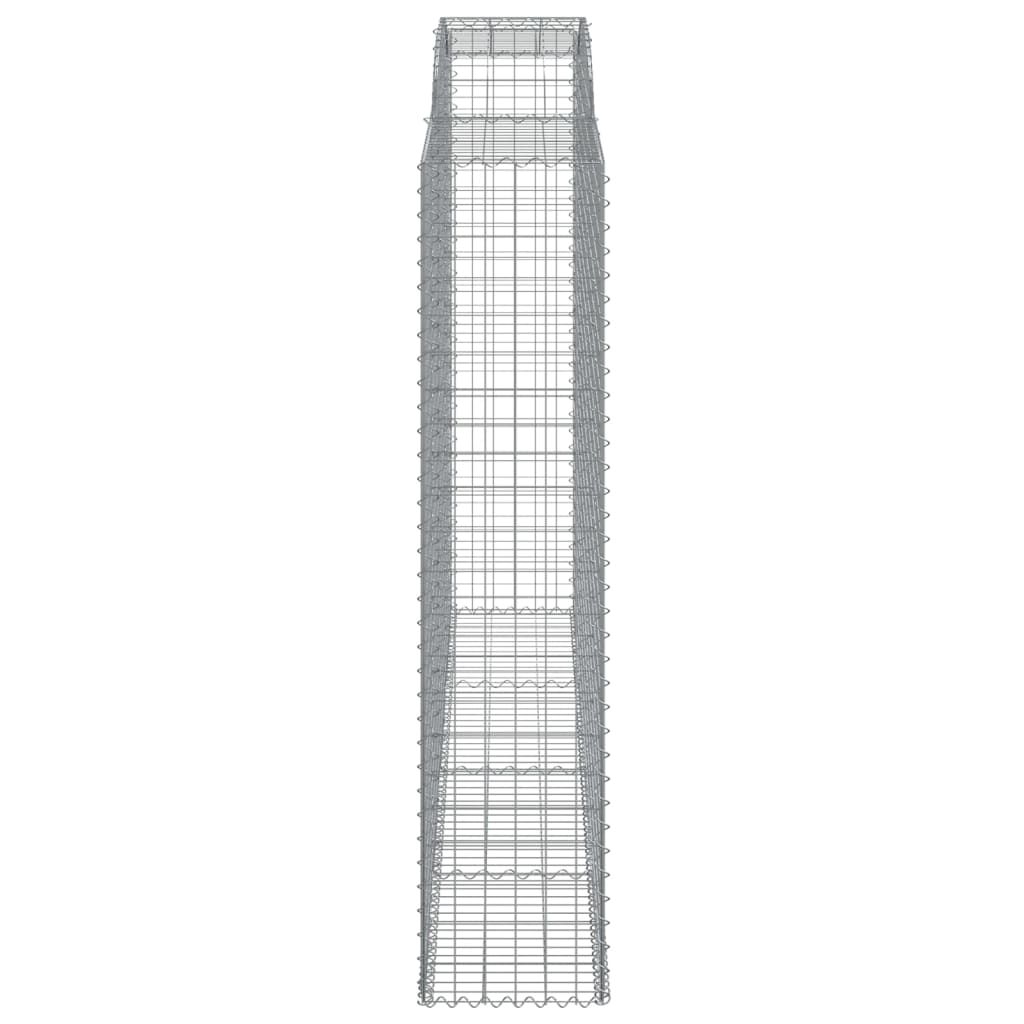 Cestas De Gaviones 9 Uds Forma De Arco Hierro 300x50x220/240 Cm_4