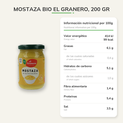 Información nutricional