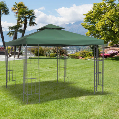 Techo Reemplazo Para Carpa Outsunny Verde 300x300 Cm_1