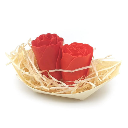 10 Barcas Con Flores Para Regalo Invitados (rojo) - Rosas De Jabón Para Baño Aromático. Detalle Original Para Eventos_5