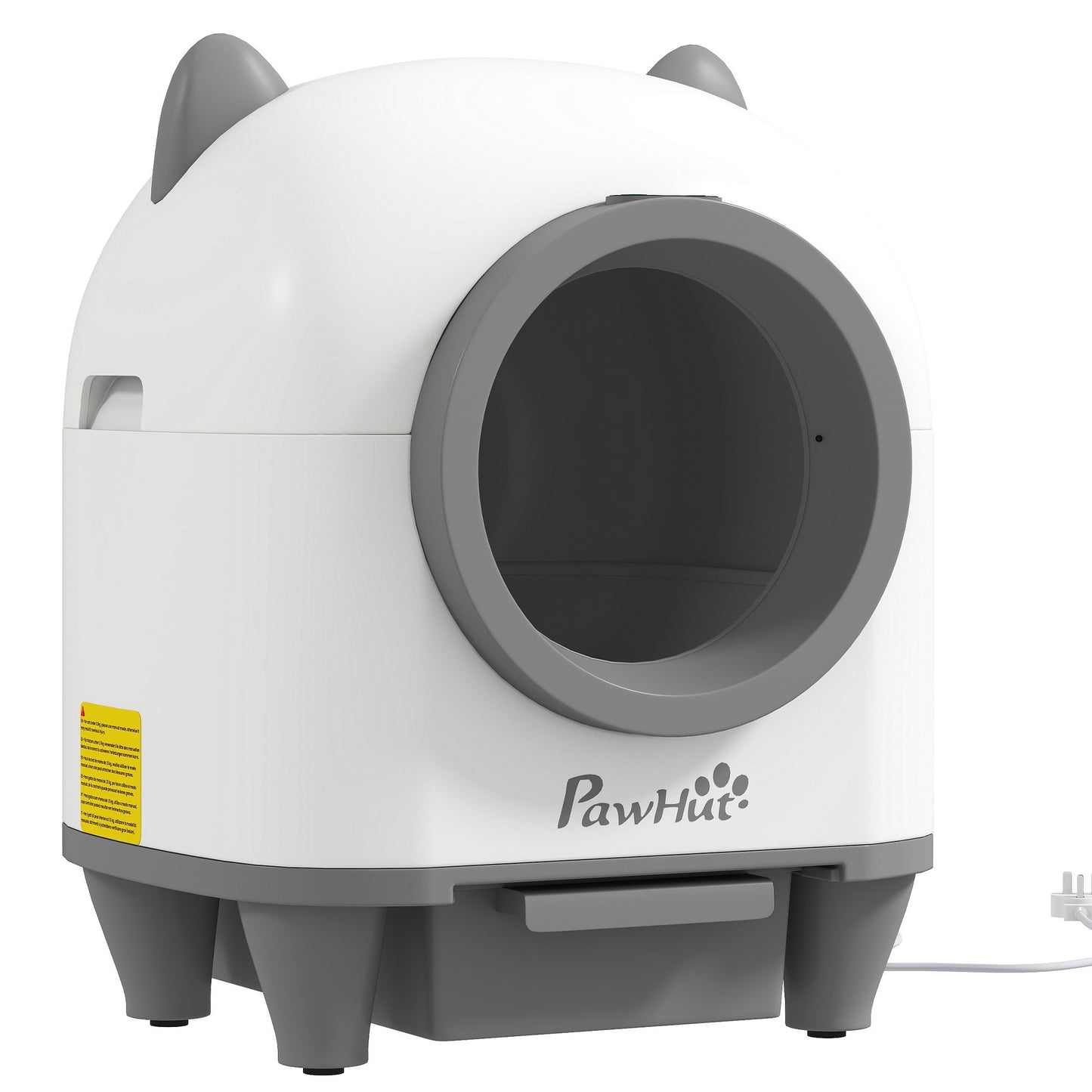 Pawhut Arenero Gatos Autolimpiable 80l Eliminación De Olores Control De App_0
