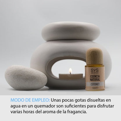 Esencia Natural Cotonet SYS Aromas 12 ml | Aroma Fresco y Limpio | Para Quemadores y Humidificadores_1