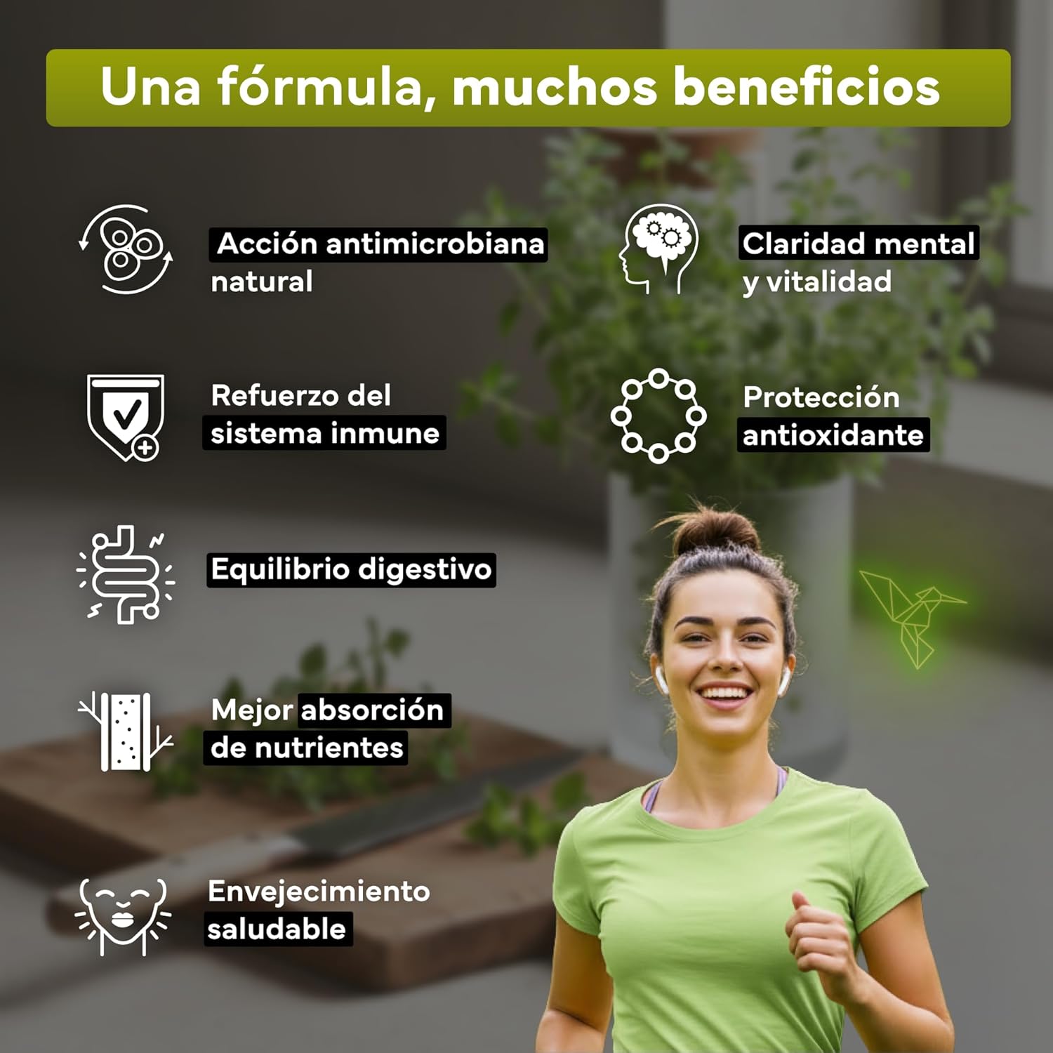 Aceite de Orégano 80% Carvacrol con AOVE Ecológico Sevens Nutrition 120 cápsulas