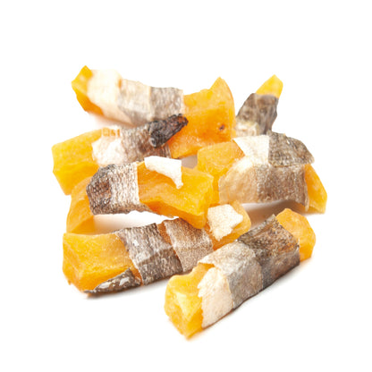 Snack Para Perro Palito Boniato Con Pescado Truly 12 Boslas X 90gr_1