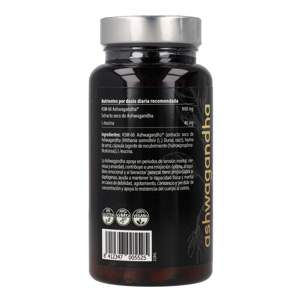 Ashwagandha KSM-66 Paleobull 60 cápsulas