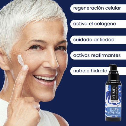 Crema Noche Nutritiva Antiedad Cell Intense Para Regeneración Nocturna KUMUI 30ml_1