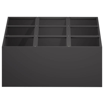 Macetero De Jardín Negro 100 X 100 X 20 Cm_2