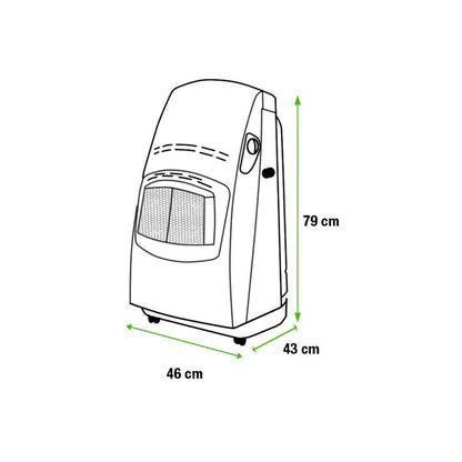 DeLonghi Estufa de Gas llama azul con termostato - VBF2 4,2 kW 13 (Reacondicionado)