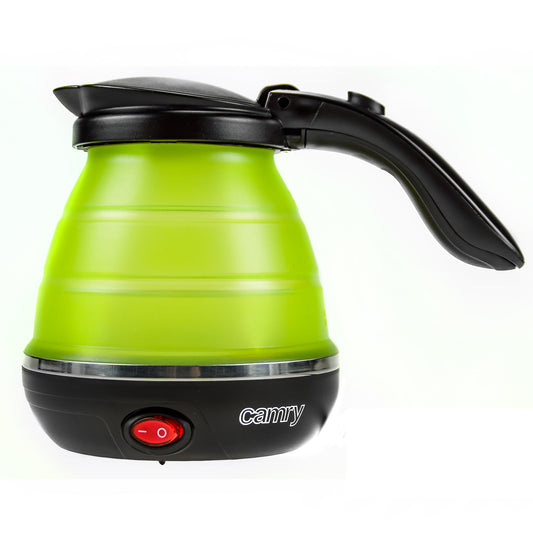 Hervidor Agua Eléctrico Plegable, 0,5l, Silicona Sin Bpa, Resistencia Oculta, Apagado Automático Camry Cr 1265, 750w_0