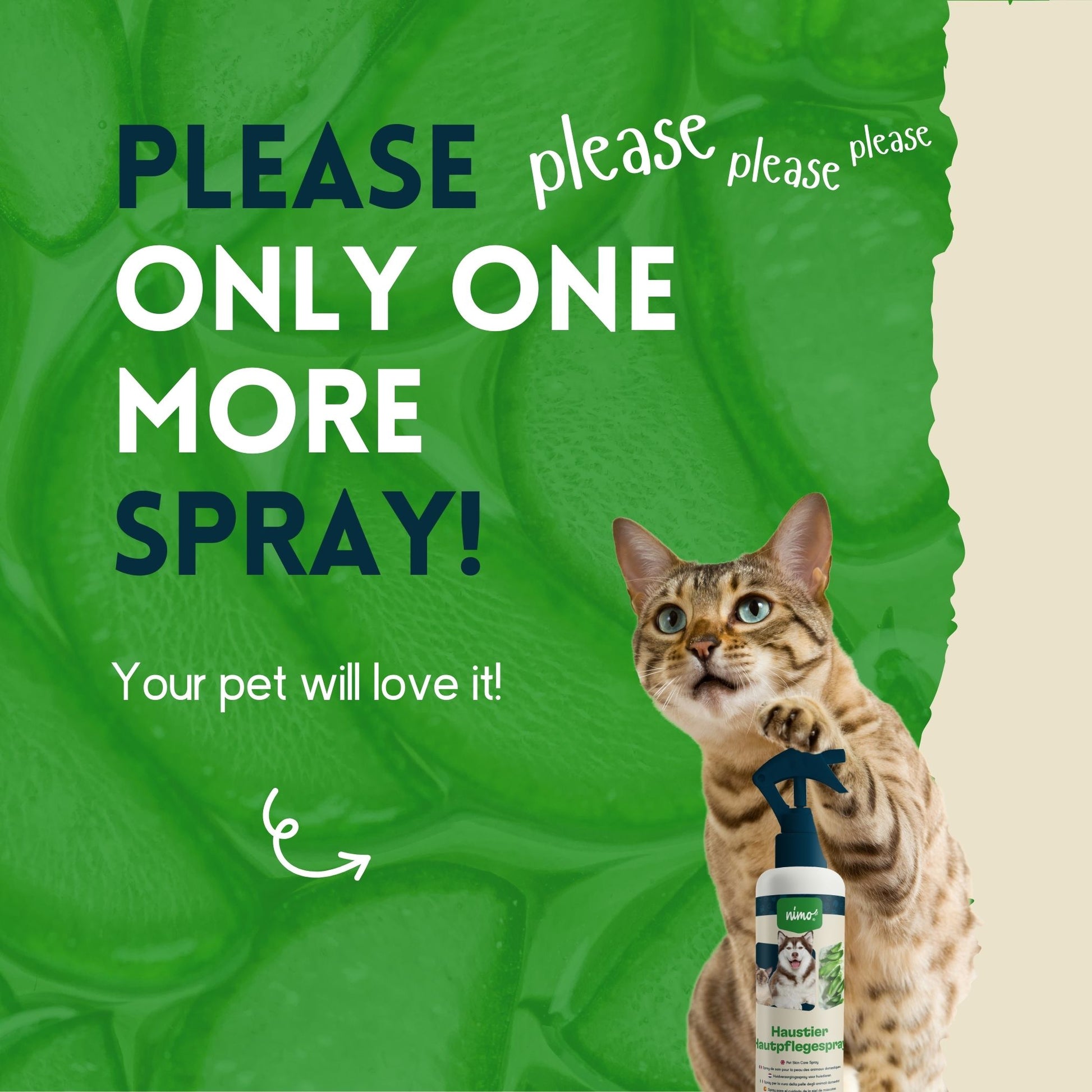 Spray Para El Cuidado De La Piel Para Mascotas - Nimo - 250 Ml_3
