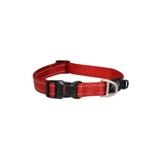 Collar Para Perro, Modelo Classic De Rogz Color Rojo. Talla Xl (39-64kg)_0