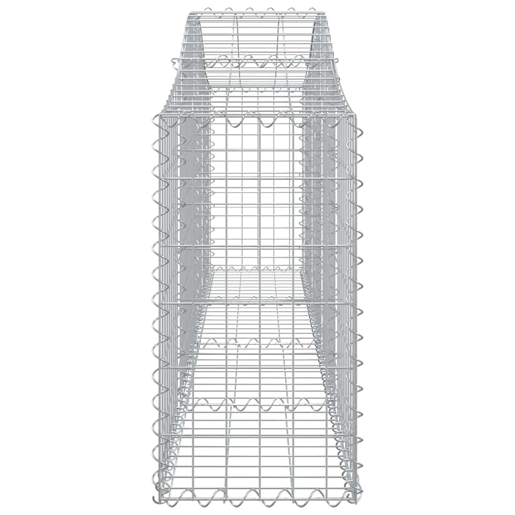Cestas Gaviones 2 Uds Forma De Arco Hierro 200x30x60/80 Cm_4