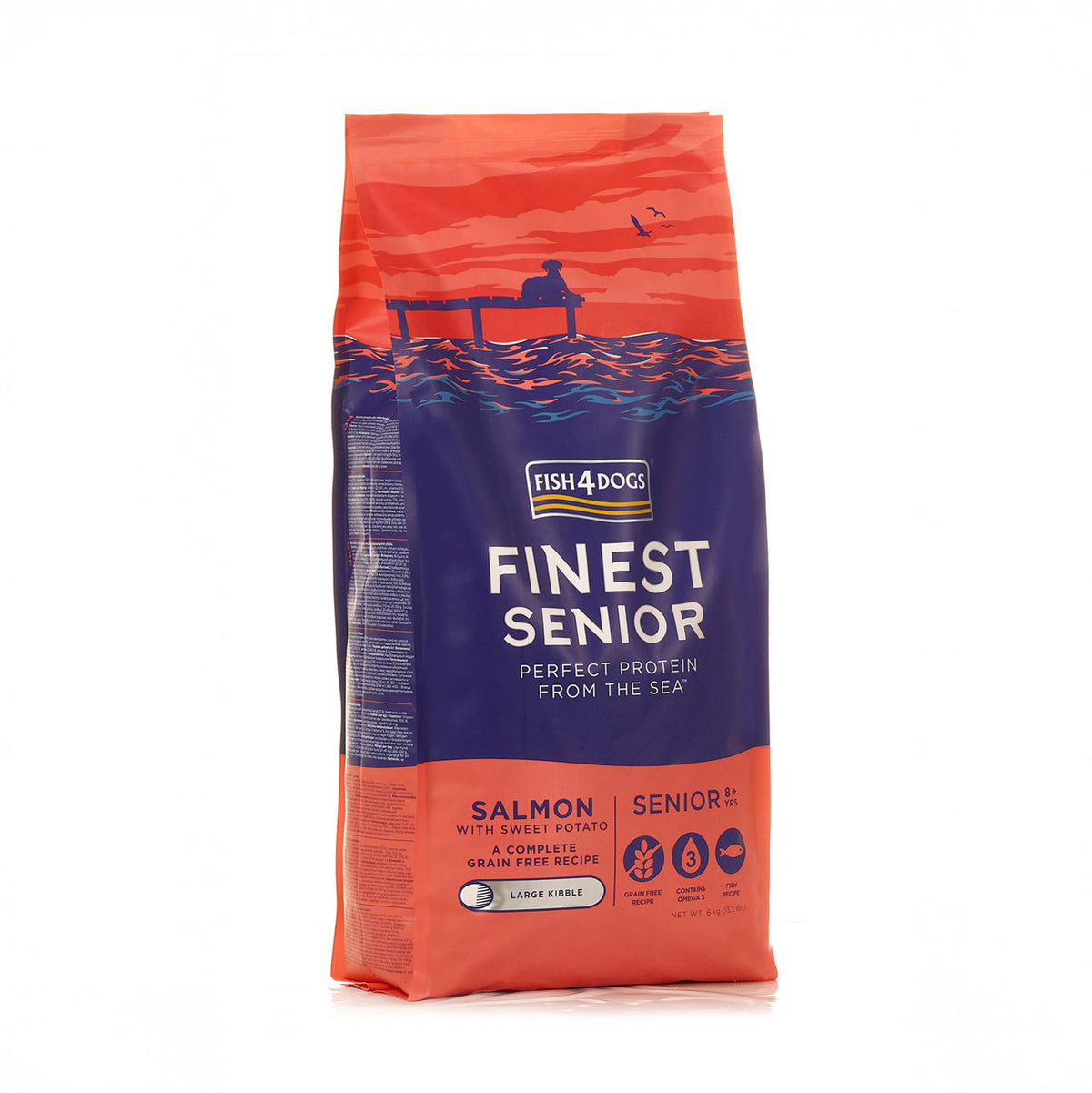 Fish4dogs Pienso Para Perro Senior Sin Cereales – Salmón Y Boniato 6 Kg_2