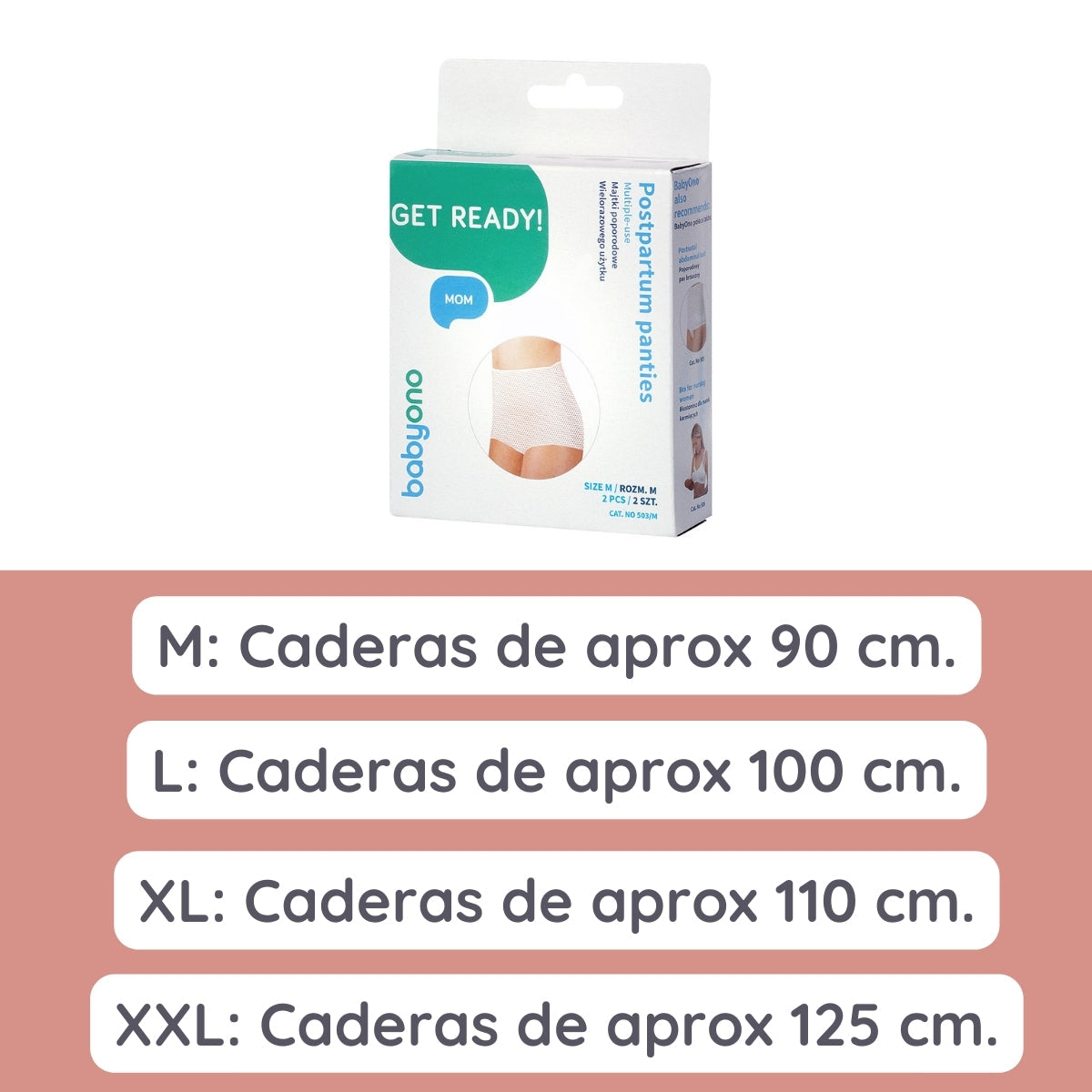 Braguitas Cullote Postparto Uso Multiple L 2u._4