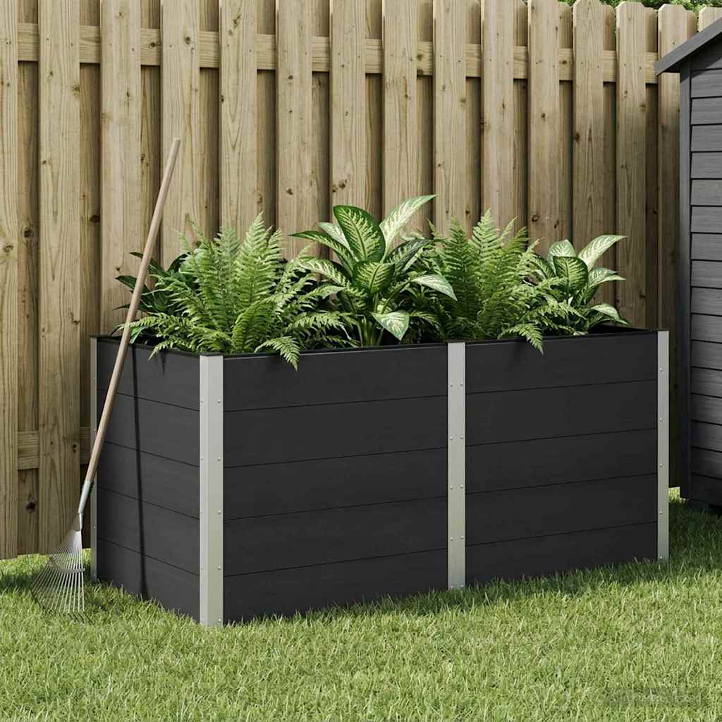 Arriate Elevado Negro 200 X 100 X 91 Cm_1