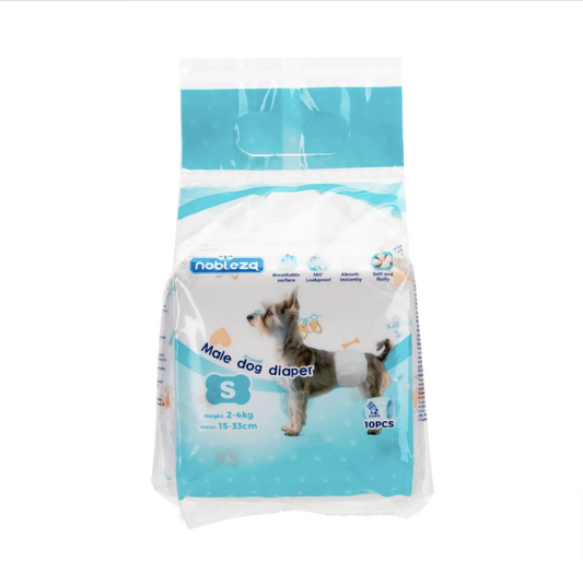 Pañales para perro Macho S Nobleza 10 ud