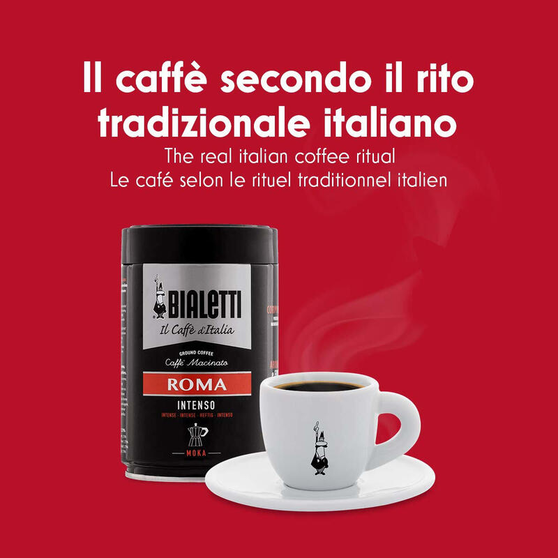 Cafetera Italiana Bialetti Moka Express 0,3 L Aluminio, Negro_3