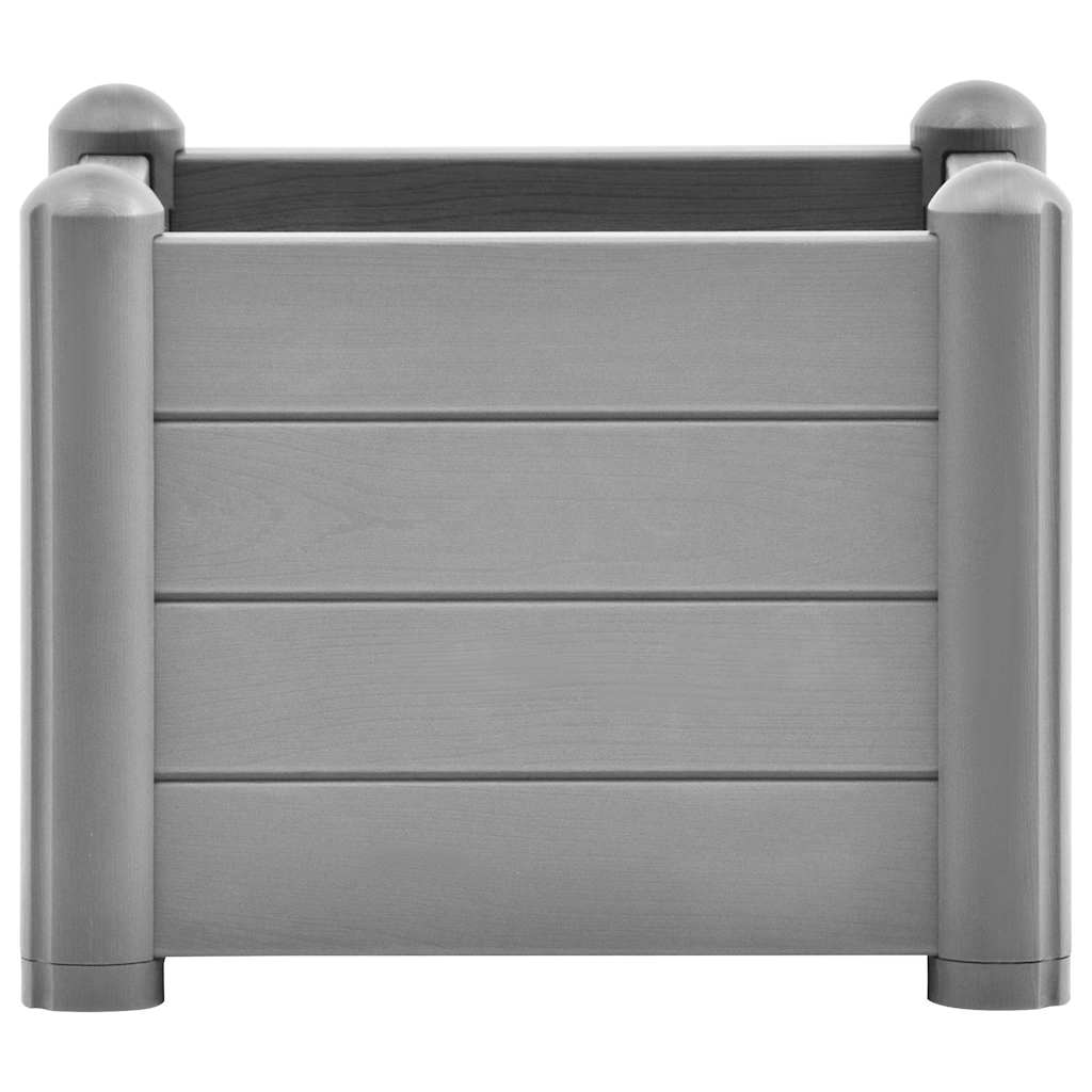 Arriate De Jardín Pp Gris Piedra 43x43x35 Cm_2